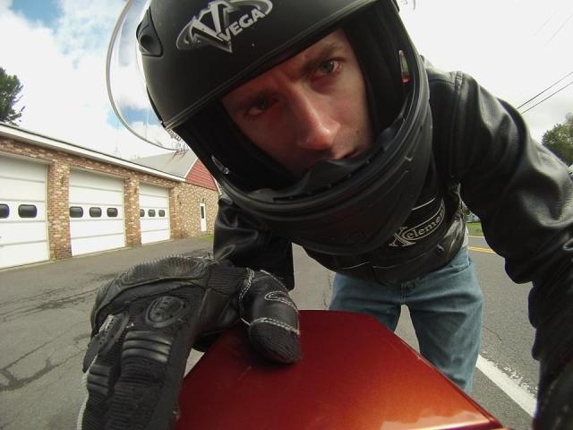 Tail mounted GoPro accidental image capture